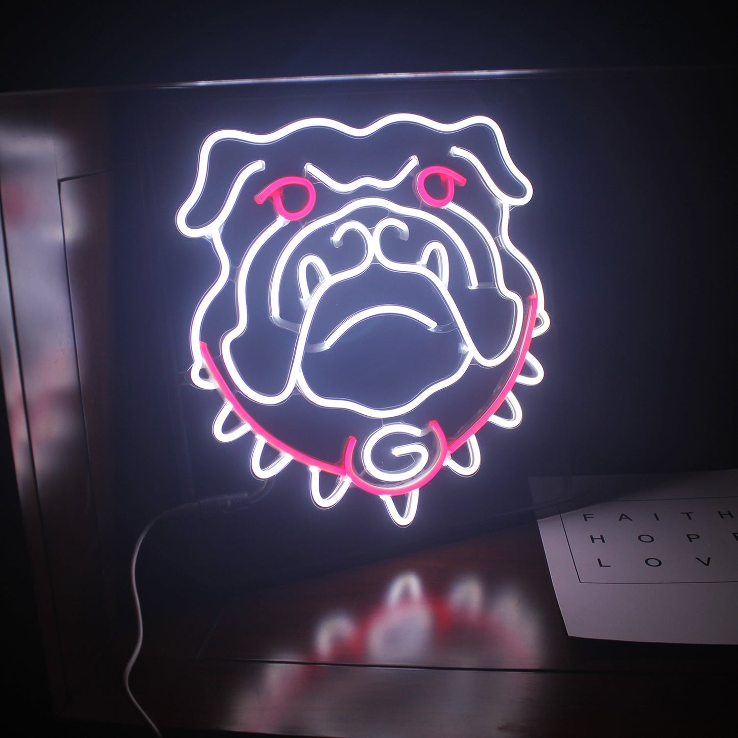 Georgia Bulldogs LED Neon Sign Wall Decoration Room Decoration Bar Decoration Dorm Decor Gifts