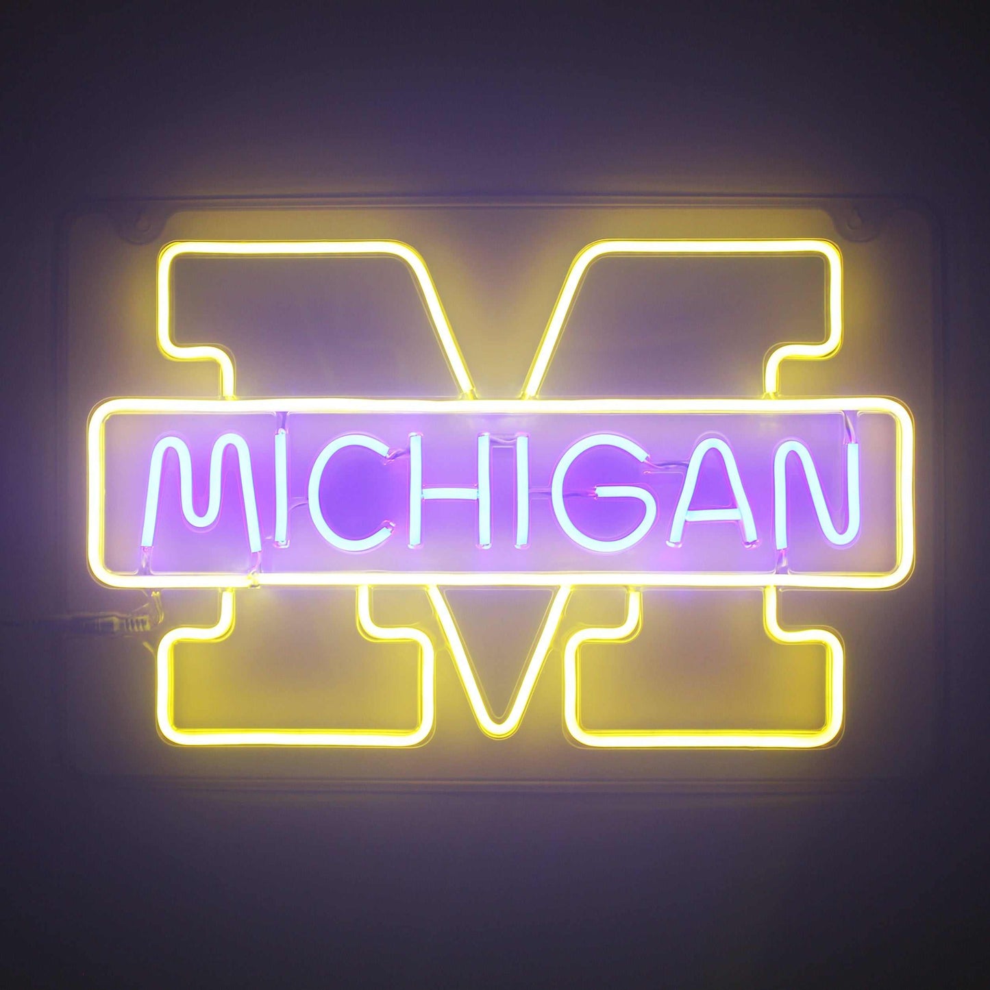 U Michigan Wolverines LED Neon Sign Wall Decoration Room Decoration Dorm Decor Bar Decor