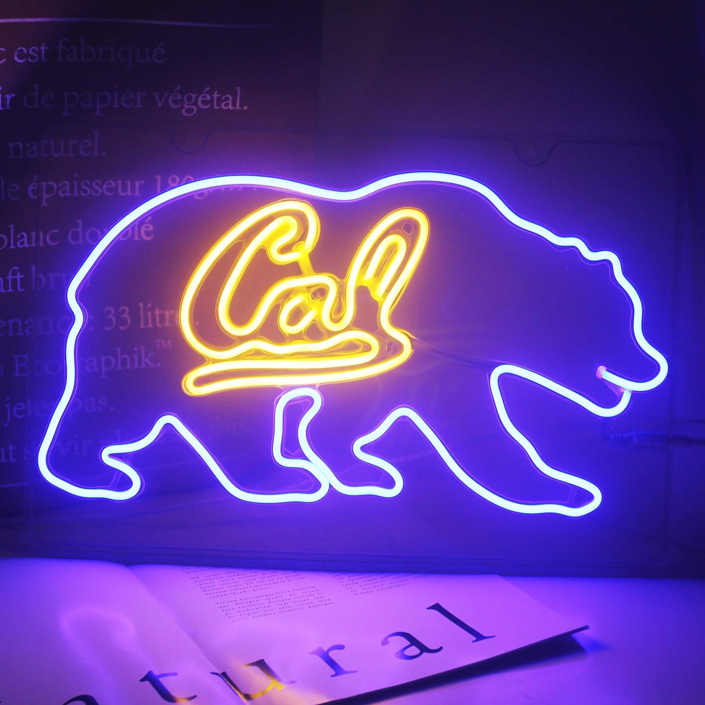 UC Berkeley Cal Bears LED Neon Sign Wall Decor Room Decor Dorm Decor Party Decoration Gifts