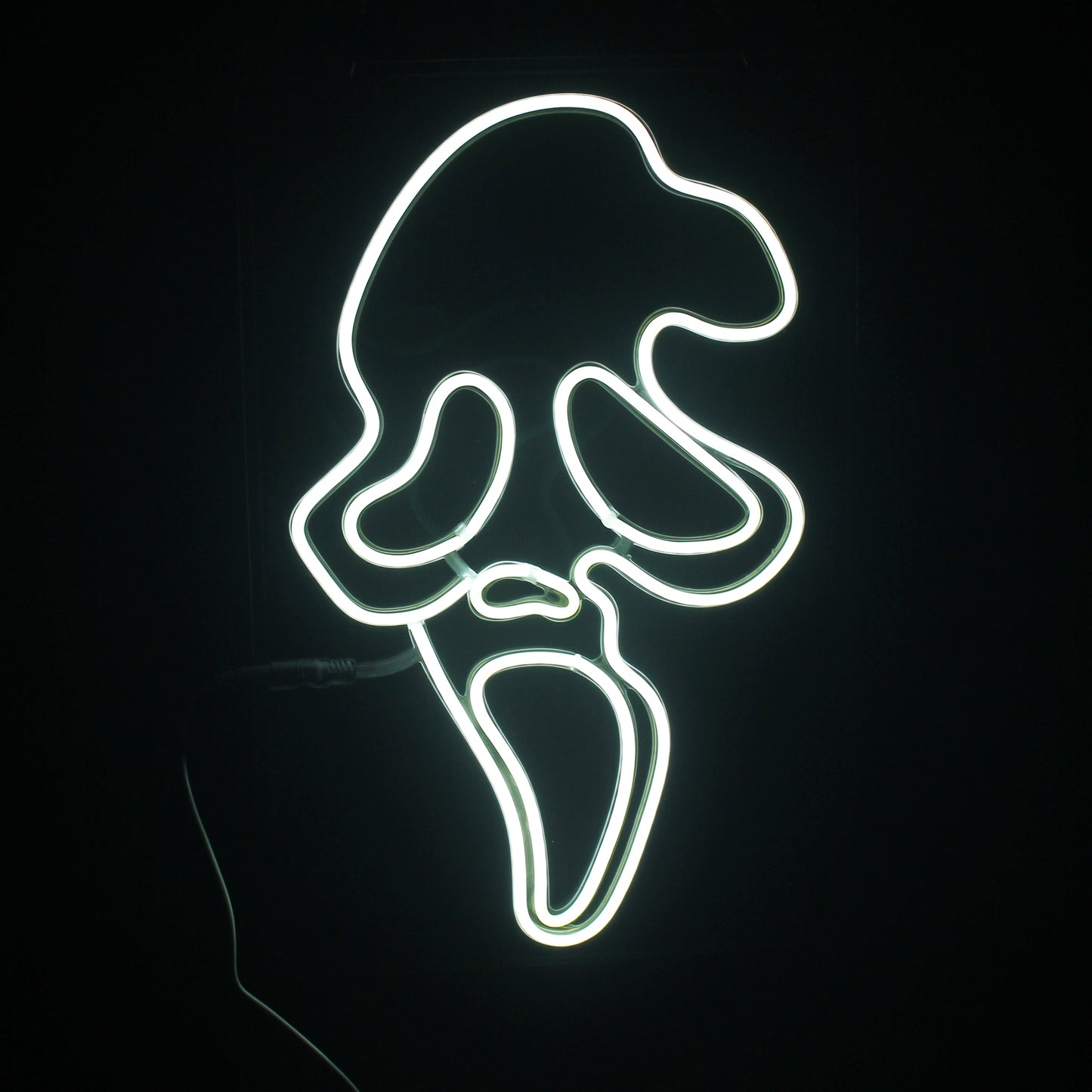 Screaming Ghost Face LED Neon Light Horror Decor scream poster Halloween decor