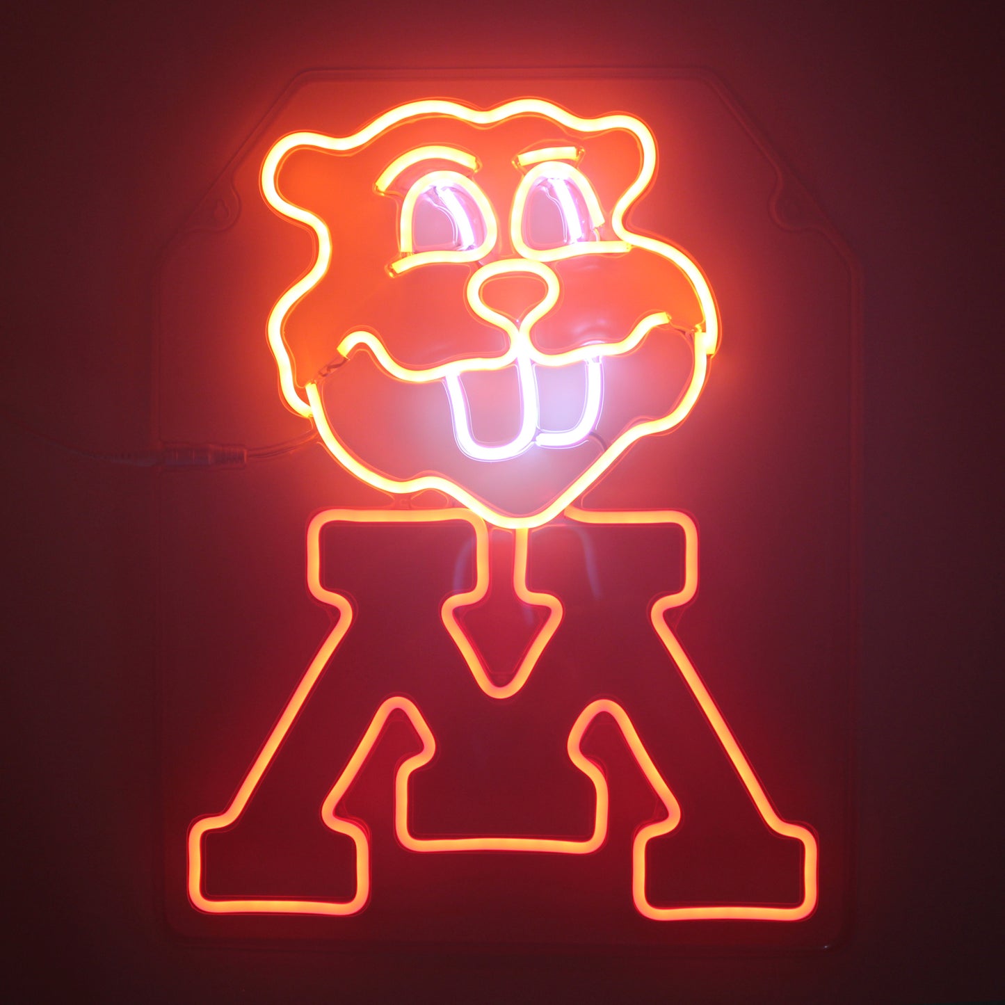 U Minnesota Golden Gophers Neon Sign For March Madness Wall Decoration, Room Decoration, Dorm Decor