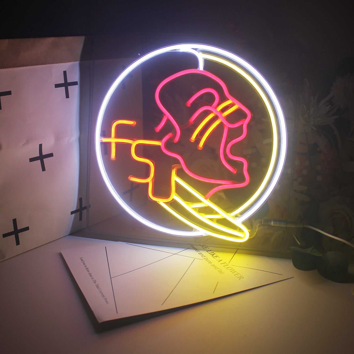 Florida State Seminoles Led Neon Sign Wall Decor Room Decoration Bar Decoration Dorm Decor
