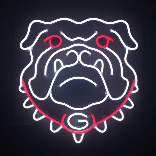 Georgia Bulldogs LED Neon Sign Wall Decoration Room Decoration Bar Decoration Dorm Decor Gifts