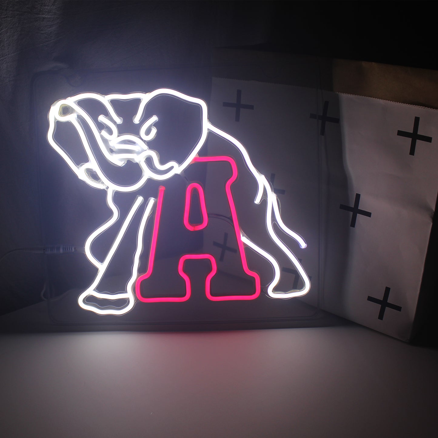 Alabama Big Al Neon Sign For March Madness Wall Decoration, Room Decoration, Bar Decoration, Dorm Decoration