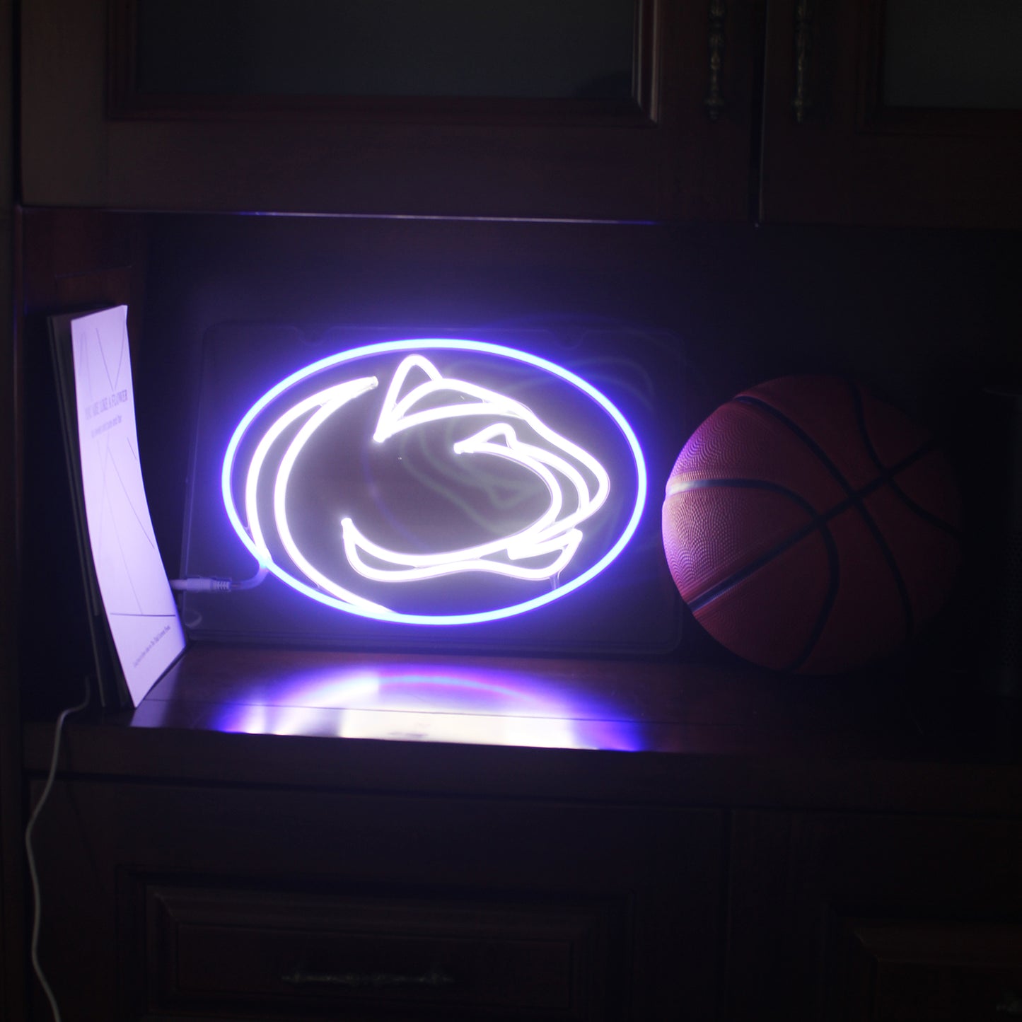 Penn State Nittany Lions Neon Sign For March Madness Wall Decoration, Room Decoration, Bar Decoration, Dorm Decoration