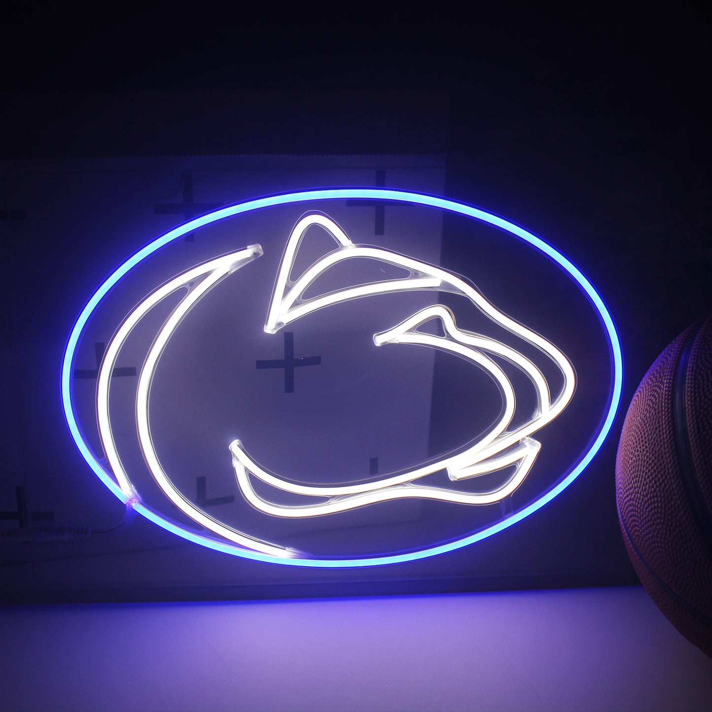 Penn State Nittany Lions Neon Sign For March Madness Wall Decoration, Room Decoration, Bar Decoration, Dorm Decoration