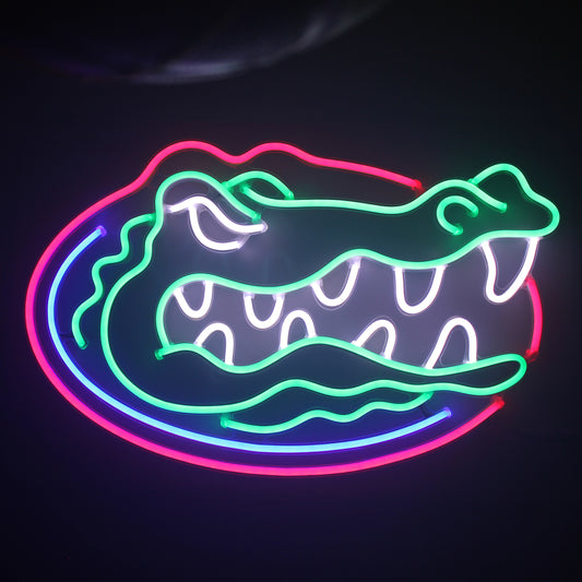 Florida Gators Neon Sign For March Madness Wall Decoration, Room Decoration, Bar Decoration, Dorm Decoration