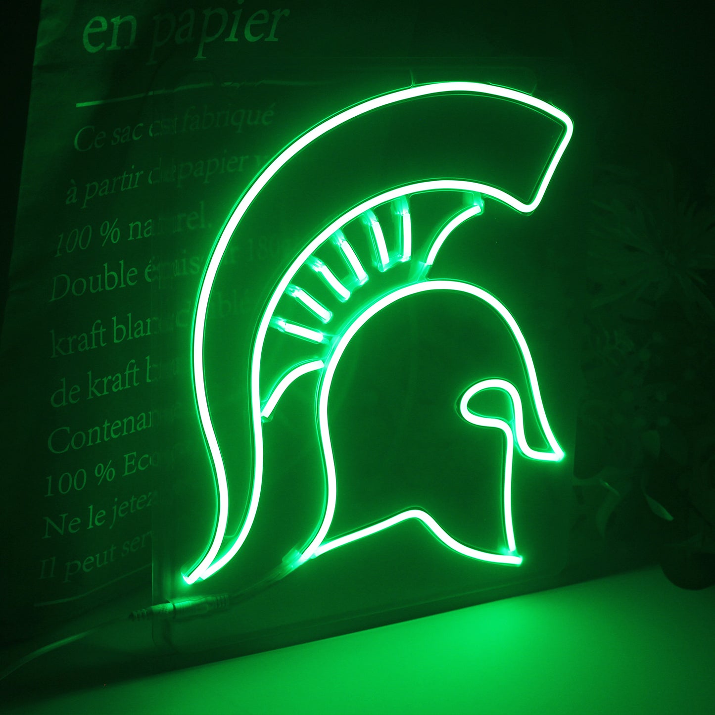 Michigan State MSU Spartans LED Neon Sign For Party Decor, Dorm Decor and Room Decor