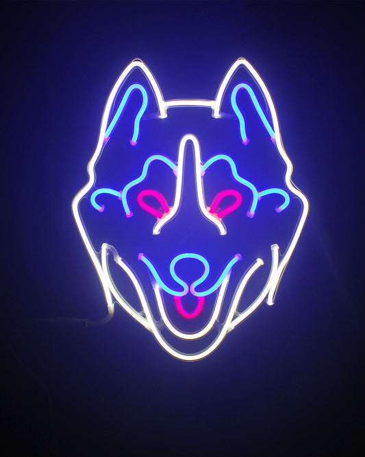 uconn huskies led neon sign room decoration bar decoration dorm decoration inactive adds vibrant decor