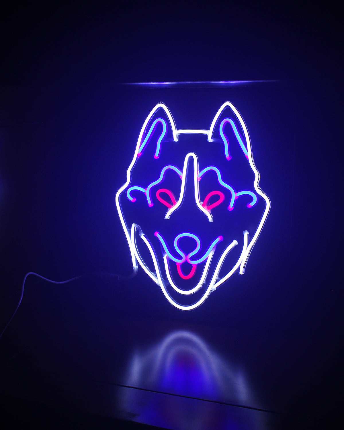 Uconn Neon Sign For March Madness Wall Decoration, Room Decoration, Bar Decoration, Dorm Decoration Inactive