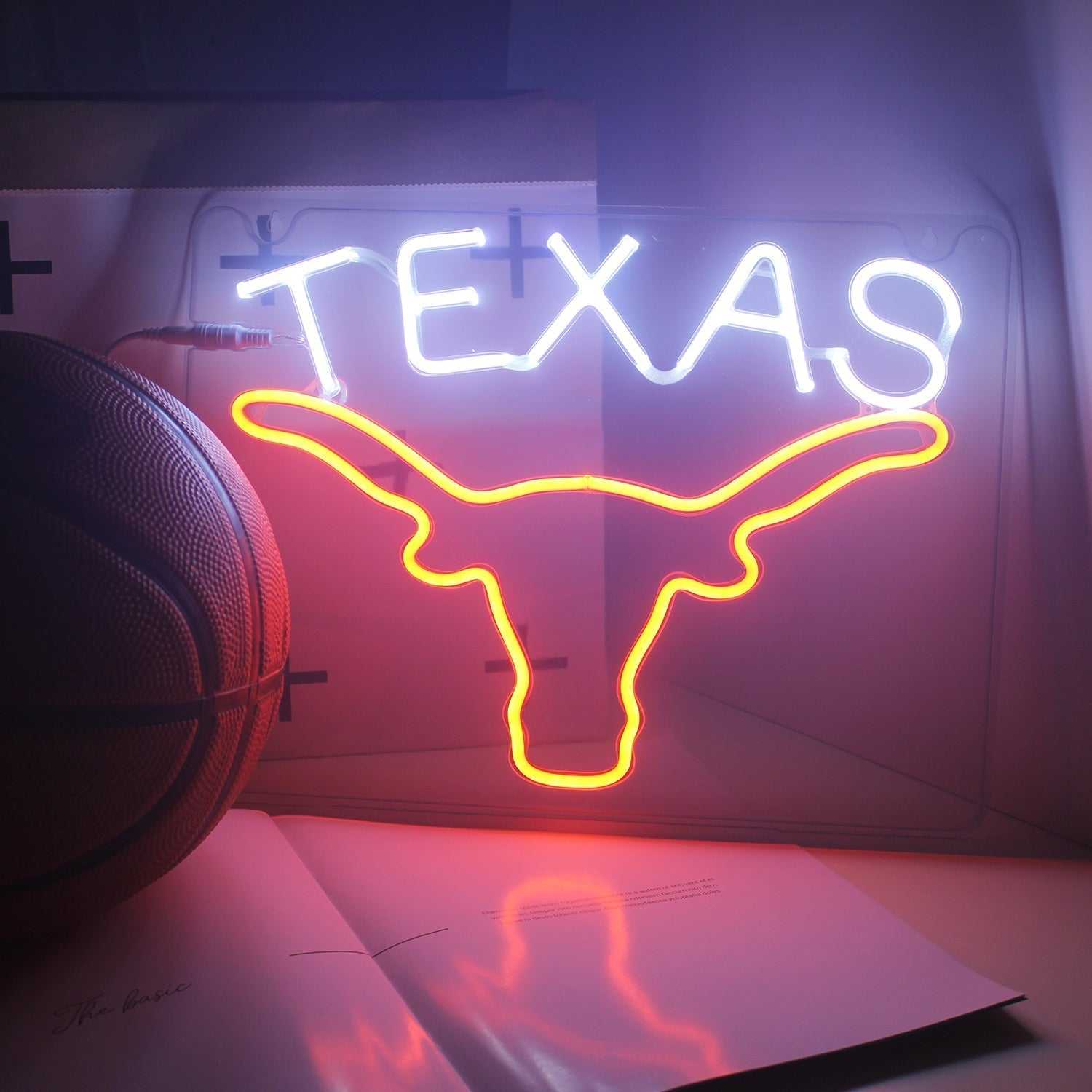 UT Texas Longhorns LED Neon Sign Wall Decor Room Decor Dorm Decoration Gifts