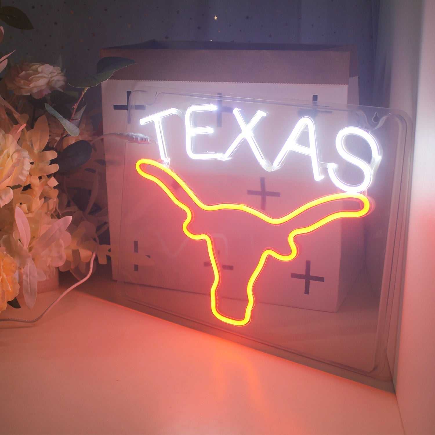 UT Texas Longhorns LED Neon Sign Wall Decor Room Decor Dorm Decoration Gifts