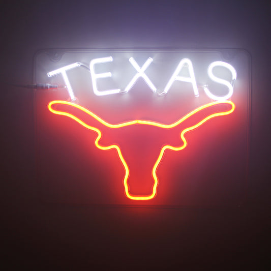 UT Texas Longhorns LED Neon Sign For Wall Decor Room Decor Dorm Decor