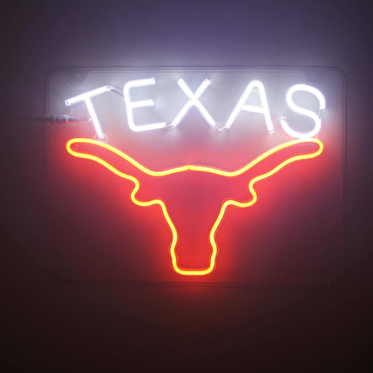 UT Texas Longhorns LED Neon Sign Wall Decor Room Decor Dorm Decoration Gifts