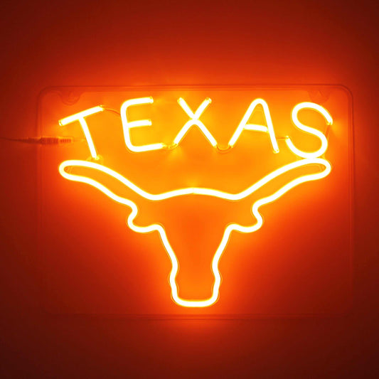 UT Texas Longhorns LED Neon Sign Wall Decor Room Decor Dorm Decoration Gifts