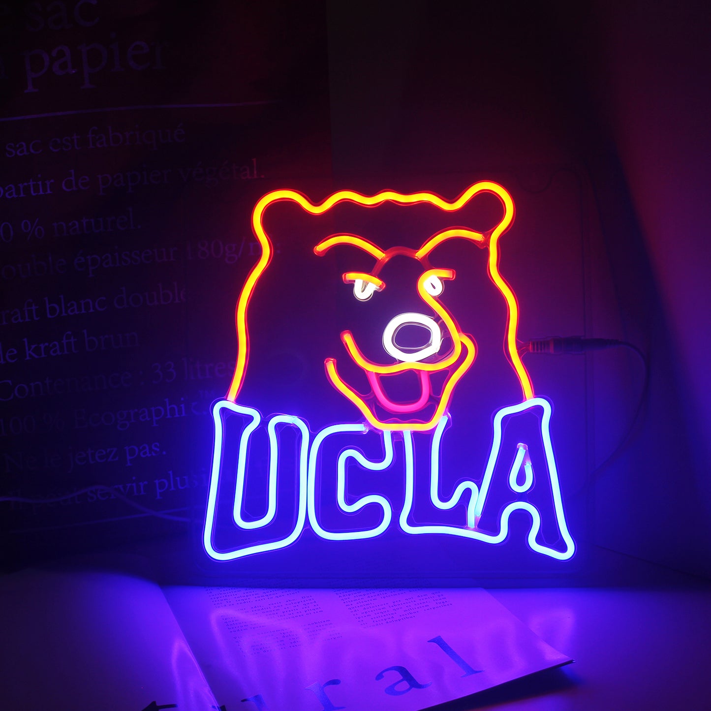 UCLA Bruins LED Neon Sign For Wall Decor Room Decor and Party Decor