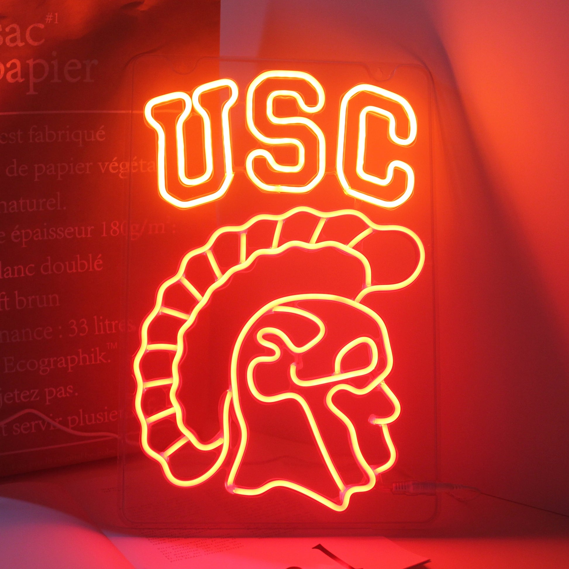 USC Southern Cal Trojans LED Neon Sign Room Decor Dorm Decor Party Decor Gifts