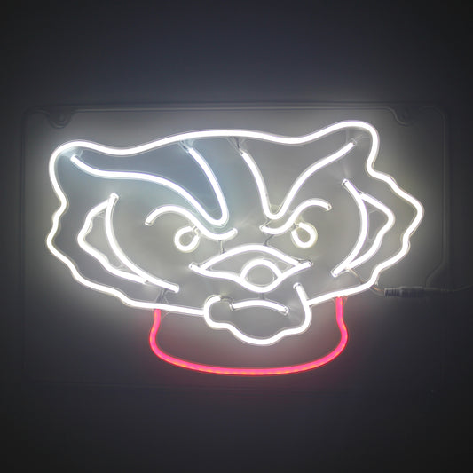 Badgers Neon Sign For March Madness Wall Decoration, Room Decoration, Dorm Decoration