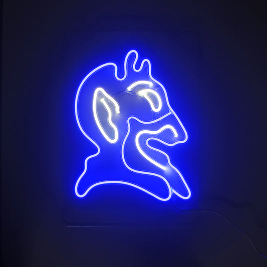 Duke Blue Devil Neon Sign For March Madness Wall Decoration, Room Decoration, Bar Decoration, Dorm Decoration